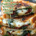 Keto Sun-Dried Tomato Spinach and Ricotta Grilled Cheese