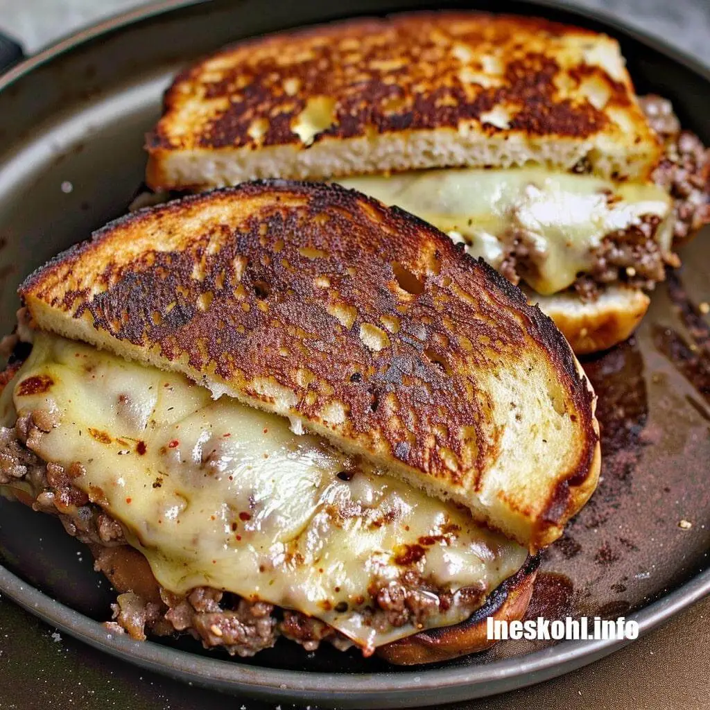 Keto Patty Melts with Secret Sauce