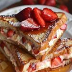 Strawberry Cheesecake Stuffed French Toast