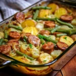 Sausage Green Bean Potato Casserole