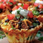 Keto Taco Cupcakes