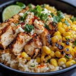 Street Corn Chicken Rice Bowl