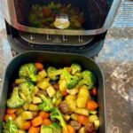 One-Pot Air Fryer Potatoes and Sausage with Veggies