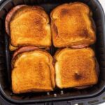 Air Fryer Grilled Ham and Cheese Sandwiches