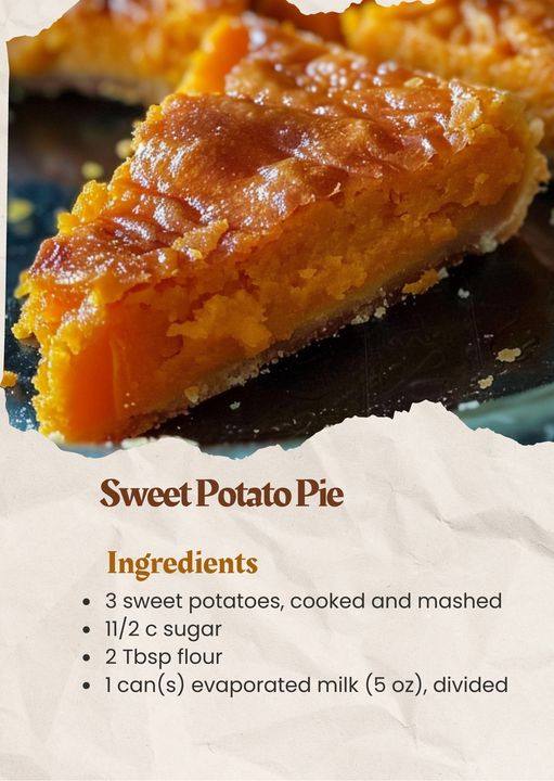 Bourbon Sweet Potato Pie