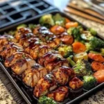 Low-carb Teriyaki Chicken & Veggies One Pan Meal