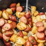 Easy Air Fryer Potatoes and Sausage Recipe