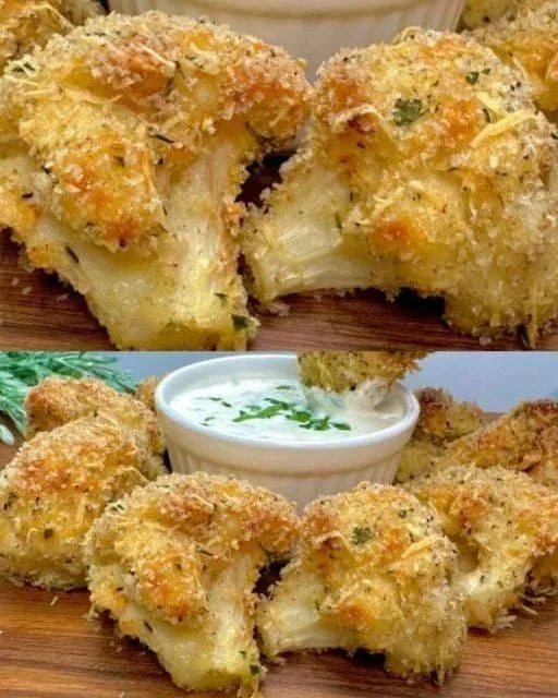 Crispy Oven-Roasted Cauliflower Delight🔥