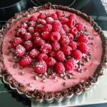 Vegan Raspberry Chocolate Tart ❤️