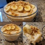 Vegan Banana Pudding with Oat Crumble Topping