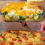 Vegan Baked Broccoli and Cauliflower Casserole