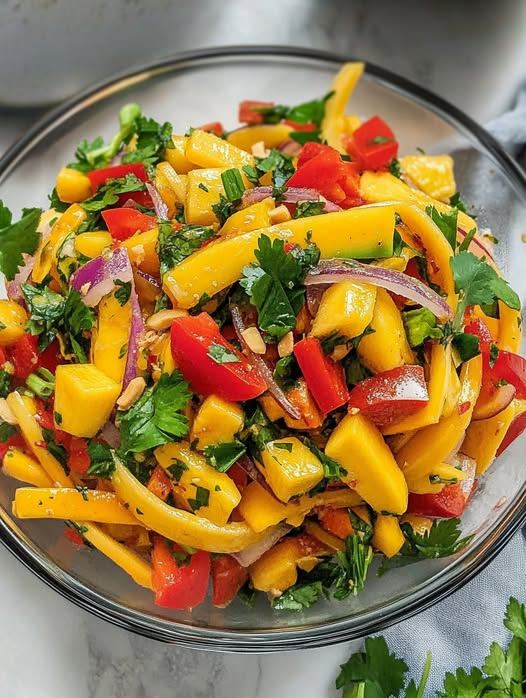 Vegan Thai Mango salad
