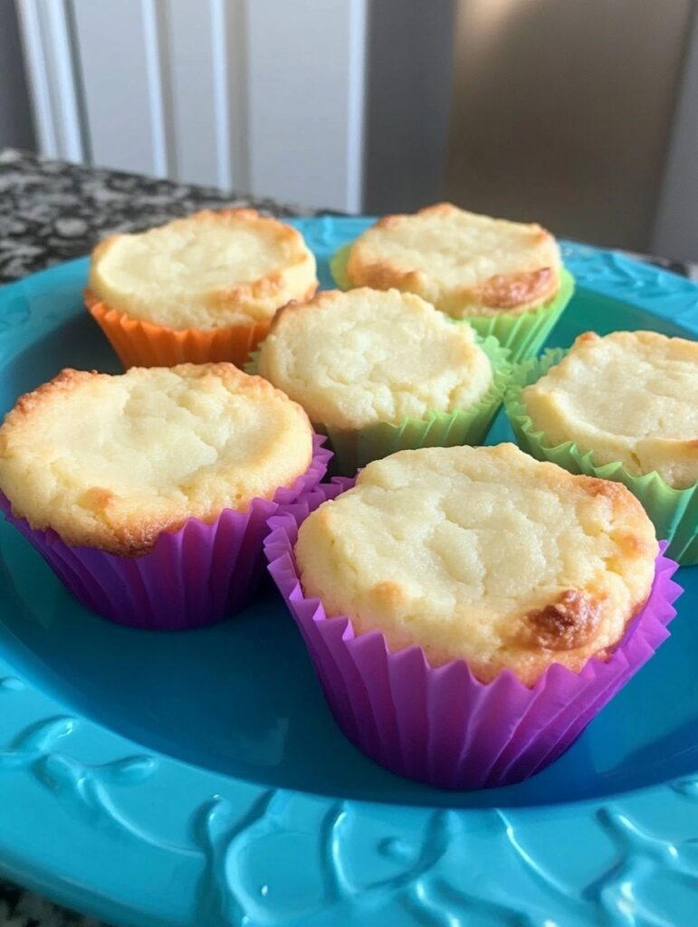 Air-fryer Cheesecake Cupcakes