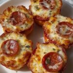 Air-fryer Pizza Muffins