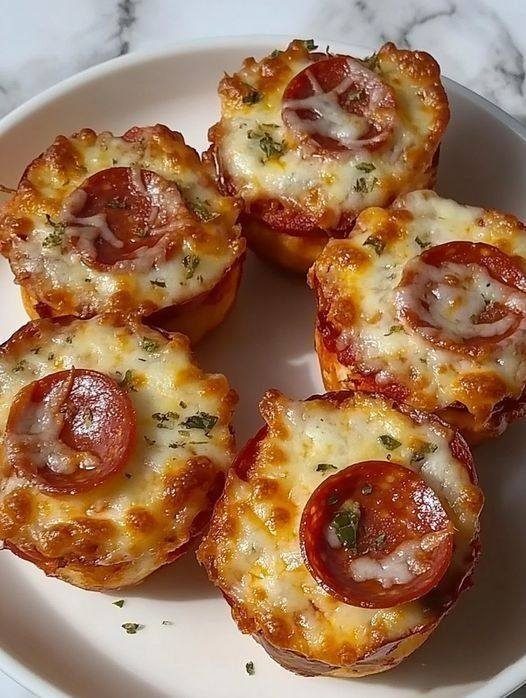 Air-fryer Pizza Muffins