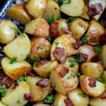 Crispy Air Fryer Roasted Potatoes and Bacon