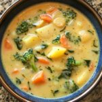 Vegan Creamy Broccoli  Potato Soup
