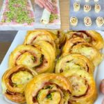 Ham and Cheese Puff Pastry Pinwheels Recipe