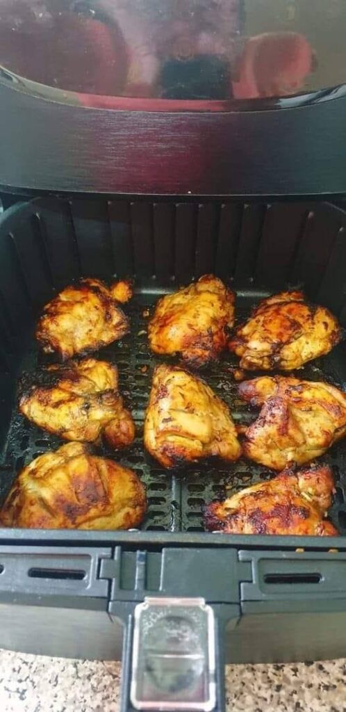 Marinated Air Fryer Chicken Thighs