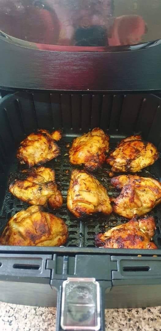 Marinated Air Fryer Chicken Thighs