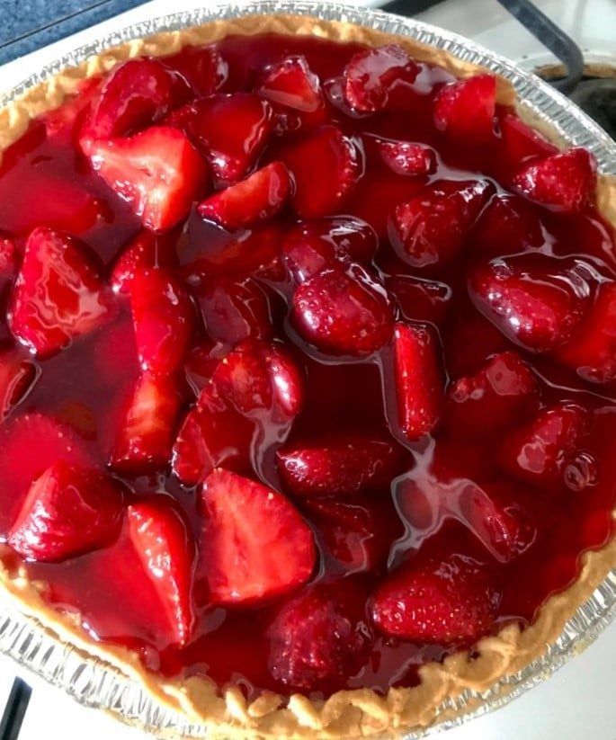 Vegan Big Boy’s Fresh Strawberry Pie
