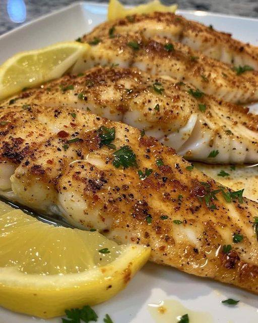Air Fryer Lemon Garlic Fish Fillets