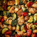 Healthy Air Fryer Chicken and Veggies