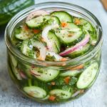 Fresh Pickled Cucumber Salad