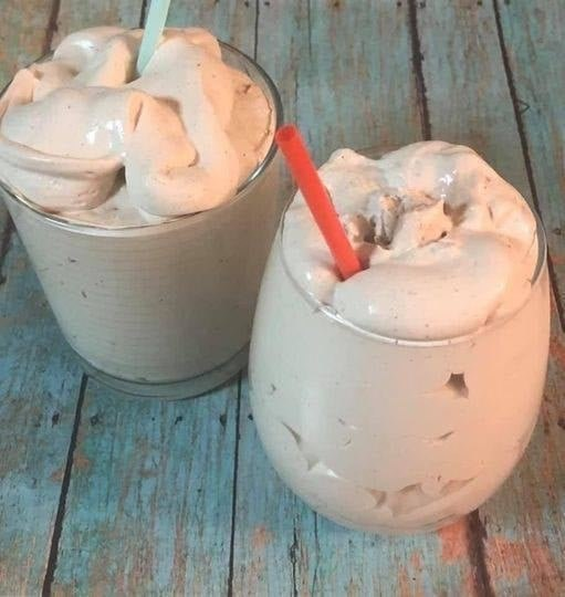 Easy Keto Chocolate Frosty.