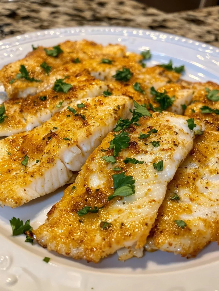 Air Fryer Cajun Flounder