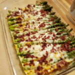 Keto Cheesy Asparagus Casserole