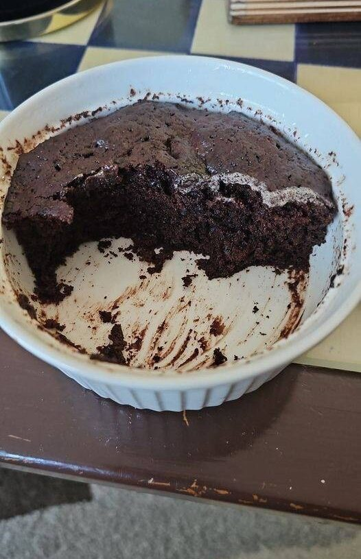 2 Min Microwave Cake Recipe